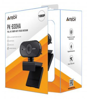 Камера Web A4Tech PK-930HA черный 2Mpix (1920x1080) USB2.0 с микрофоном от магазина РЭССИ