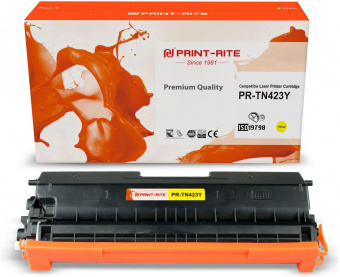Картридж лазерный Print-Rite TFBAB3YPU1J PR-TN423Y TN-423Y желтый (4000стр.) для Brother DCP L8410CDW/HL L8260CDW/MFC L8690CDW от магазина РЭССИ