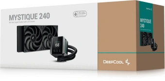 Система водяного охлаждения Deepcool Mystique 240 Soc-AM5/AM4/1151/1200/1700 черный 4-pin 36.49dB Al LCD 1543gr Ret (R-LX550-BKDSNC-G-1) от магазина РЭССИ