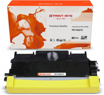 Картридж лазерный Print-Rite TFB623BPU1J PR-TN2275 TN-2275 черный (2600стр.) для Brother HL 2240/2240R/2250/2250DN/2250DNR от магазина РЭССИ