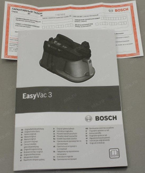 Строительный пылесос Bosch EasyVac3 700Вт (уборка: сухая) зеленый от магазина РЭССИ