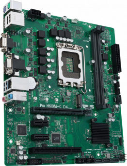 Материнская плата Asus PRO H610M-C D4-CSM Soc-1700 Intel H610 2xDDR4 mATX AC`97 8ch(7.1) GbLAN+VGA+HDMI+DP от магазина РЭССИ