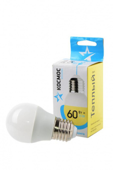 Лампа светодиодная КОСМОС ЭКОНОМИК/BASIC LED7.5wGL45E2730 7.5Вт E27 3000K BL1 от магазина РЭССИ