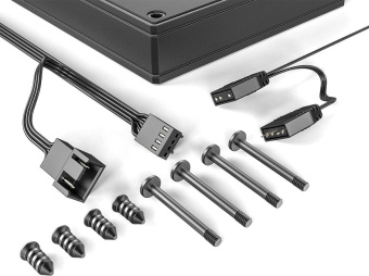 Вентилятор для корпуса ID-Cooling AS-120-K Trio ARGB 120х120x25 черный 4-pin 27.2дБ (упак.:3шт) (AS-120-ARGB-K TRIO) Ret от магазина РЭССИ