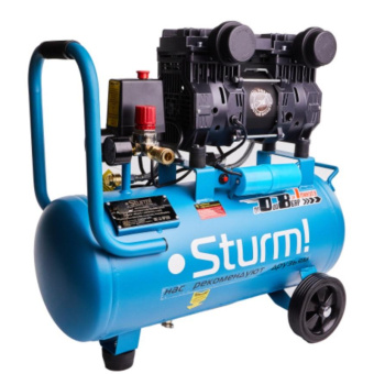 Компрессор поршневой Sturm! AC93224OL безмасляный 240л/мин 24л 1500Вт синий от магазина РЭССИ