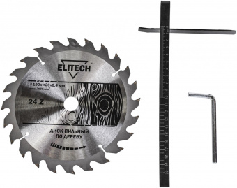 Циркулярная пила (дисковая) Elitech ПД 190 1300Вт (настольная) от магазина РЭССИ