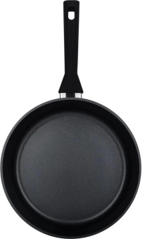 Сковорода Rondell Discovery RDA-1370 круглая 26см покрытие: антипригарное ручка несъемная (без крышки) черный от магазина РЭССИ