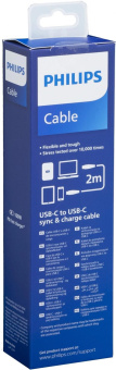 Кабель Philips DLC9102 USB Type-C (m)-USB Type-C (m) 2м черный коробка (упак.:1шт) от магазина РЭССИ