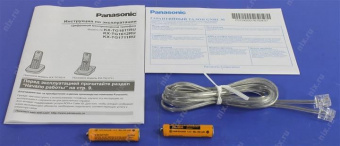 Р/Телефон Dect Panasonic KX-TG1711RUB черный АОН от магазина РЭССИ