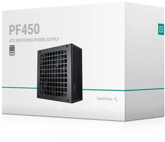 Блок питания Deepcool ATX 450W PF450 V2 80+ white (20+4pin) APFC 120mm fan 6xSATA RTL от магазина РЭССИ