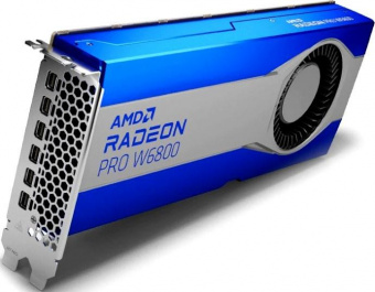 Видеокарта Dell PCI-E 4.0 490-BHCL AMD Radeon Pro W6800 32768Mb GDDR6 mDPx6 HDCP oem от магазина РЭССИ