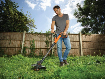 Триммер электрический Black+Decker STC1820PC-QW аккум. неразбор.штан. реж.эл.:леска от магазина РЭССИ