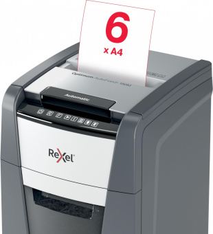 Шредер Rexel Optimum AutoFeed 150M черный с автоподачей (секр.P-5) фрагменты 150лист. 44лтр. скрепки скобы пл.карты от магазина РЭССИ