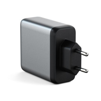 Сетевое зар./устр. Satechi Compact Charger 5A (PD) USB-C универсальное серый (ST-UC100WSM-EU) от магазина РЭССИ