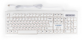 Клавиатура Gembird KB-8354U USB белая 104 клавиши кабель 145м от магазина РЭССИ