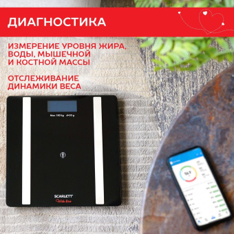 Весы напольные электронные Scarlett SC-BS33ED112 макс.180кг черный от магазина РЭССИ