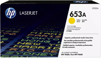 Картридж лазерный HP 653A CF322AC желтый (16000стр.) для HP CLJ Ent M651n/M651dn/M651xh/M680dn/M680f от магазина РЭССИ