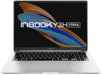 Ноутбук Infinix Inbook Y3H Max YL613H Core i5 12450H 16Gb SSD512Gb Intel Iris Xe graphics 16" IPS FHD (1920x1200) Free DOS Home silver WiFi BT Cam (71008302494) от магазина РЭССИ