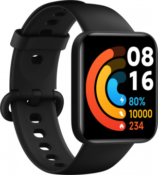 Смарт-часы Xiaomi Poco Watch BHR5725GL 1.6" AMOLED корп.черный рем.черный разм.брасл.:125-205мм от магазина РЭССИ
