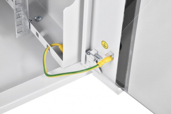 Шкаф коммутационный ЦМО ШРН-ЭКОНОМ (ШРН-Э-12.350) настенный 12U 600x350мм пер.дв.стекл 85кг серый 300мм от магазина РЭССИ