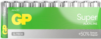 Батарея GP Super Alkaline 15AA21-2CRSWC20 AA (20шт) спайка от магазина РЭССИ