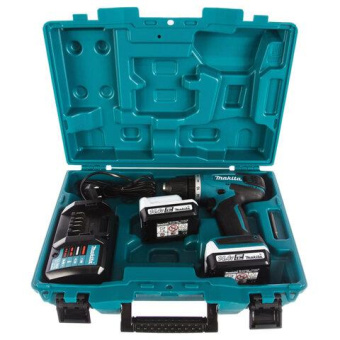 Дрель-шуруповерт Makita DF347DWE аккум. патрон:быстрозажимной (кейс в комплекте) от магазина РЭССИ