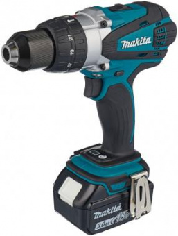 Дрель-шуруповерт Makita DHP458RFE аккум. патрон:быстрозажимной (кейс в комплекте) от магазина РЭССИ