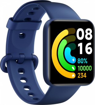 Смарт-часы Xiaomi Poco Watch BHR5723GL 1.6" AMOLED корп.синий рем.синий разм.брасл.:125-205мм от магазина РЭССИ