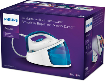 Парогенератор Philips GC6722/20 2400Вт синий/белый от магазина РЭССИ