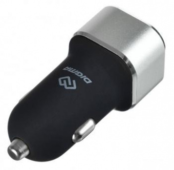 Автомобильное зар./устр. Digma DGCC-2U-QC3.0-BS 30W 3A+2.4A (QC) 2xUSB универсальное черный от магазина РЭССИ
