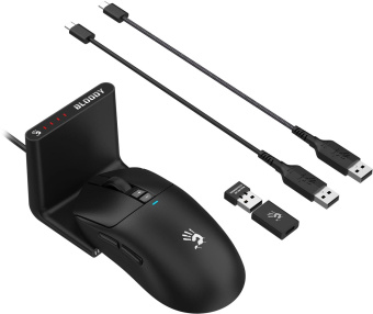 Мышь A4Tech Bloody R72 Pro Duo черный оптическая 26000dpi беспров. USB/USB-C 7but от магазина РЭССИ