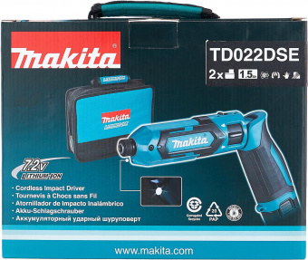 Отвертка аккум. Makita TD022DSE аккум. патрон:шестигранник 6.35 мм (1/4) от магазина РЭССИ