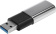 Картинка Флеш Диск Netac 128GB US2 NT03US2N-128G-32SL USB3.1 черный/серебристый от магазина РЭССИ Флеш Диск Netac 128GB US2 NT03US2N-128G-32SL USB3.1 черный/серебристый от магазина РЭССИ