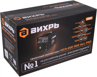 Сварочный полуавтомат Вихрь ИСА-200 MIG PRO инвертор MIG-MAG/SPOT/FCAW/MMA/Lift TIG 5.9кВт от магазина РЭССИ