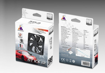 Вентилятор Glacialtech GT ICE 12 120x120mm 3-pin 4-pin (Molex)19dB 117gr Ret от магазина РЭССИ
