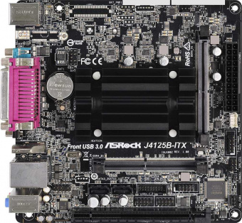 Материнская плата Asrock J4125B-ITX 2xDDR4 mini-ITX AC`97 8ch(7.1) GbLAN+VGA+HDMI от магазина РЭССИ