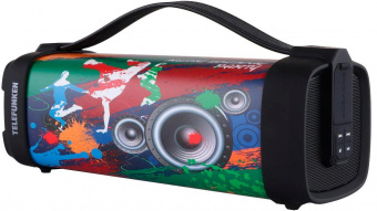 Колонка порт. Telefunken TF-PS1241B серый 12W 1.0 BT/USB 1500mAh (TF-PS1241B(КАРБОН)) от магазина РЭССИ