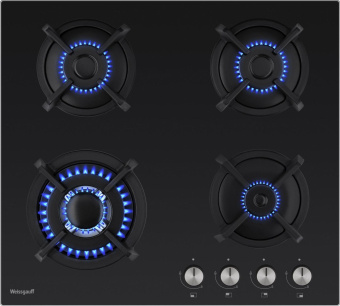 Газовая варочная поверхность Weissgauff HGG 641 BGB черный от магазина РЭССИ