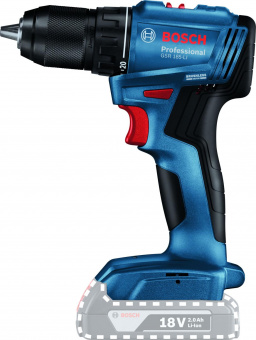 Дрель-шуруповерт Bosch GSR 185-LI аккум. патрон:быстрозажимной (кейс в комплекте) (06019K3003) от магазина РЭССИ