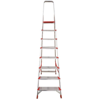 Профессиональная стремянка Новая Высота NV3117 1x8 ступеней 130 мм 3117108 от магазина РЭССИ