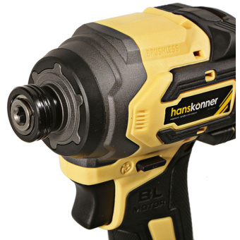 Аккумуляторный ударный винтоверт Hanskonner 1BatterySystem HCD20280BLC от магазина РЭССИ