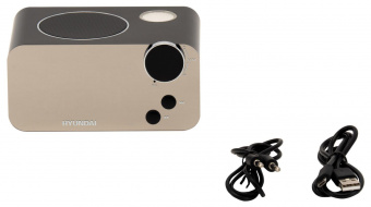 Радиобудильник Hyundai H-RCL320 черный LCD подсв:белая часы:цифровые FM от магазина РЭССИ