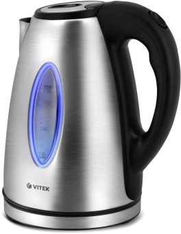 Чайник электрический Vitek VT-7019 1.7л. 2200Вт сталь корпус: нерж.сталь от магазина РЭССИ