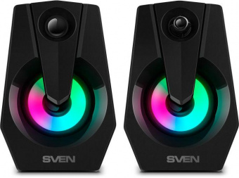 Колонки Sven 370 2.0 черный 6Вт от магазина РЭССИ