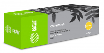 Картридж лазерный Cactus CS-PH6140B 106R01484 черный (2600стр.) для Xerox Phaser 6140 от магазина РЭССИ