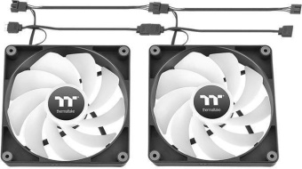 Вентилятор Thermaltake CT140 Sync реверсивный ARGB черный 4-pin 32.8dB Ret (CL-F174-PL14SW-A) от магазина РЭССИ