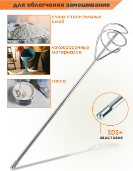 Миксер строительный для миксеров Вихрь 73/3/7/7 от магазина РЭССИ