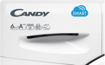 Стиральная машина Candy Smart CSS34 1062D1-07 класс: A+ загр.фронтальная макс.:6кг белый от магазина РЭССИ