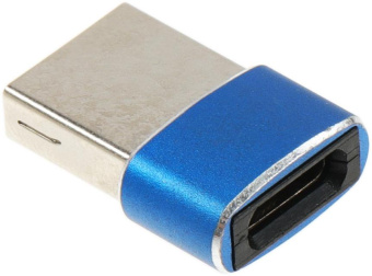 Адаптер Premier 6-071 USB 2.0 A(m) USB Type-C (f) синий (пакет) от магазина РЭССИ