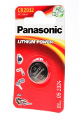 Элемент питания Panasonic Lithium Power CR-2032EL/1B CR2032 BL1
